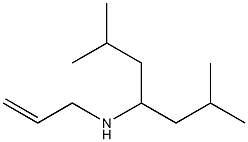 (2,6-dimethylheptan-4-yl)(prop-2-en-1-yl)amine Struktur