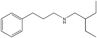 (2-ethylbutyl)(3-phenylpropyl)amine Struktur