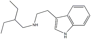 (2-ethylbutyl)[2-(1H-indol-3-yl)ethyl]amine Struktur