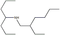 (2-ethylhexyl)(heptan-4-yl)amine Struktur