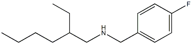 (2-ethylhexyl)[(4-fluorophenyl)methyl]amine Struktur