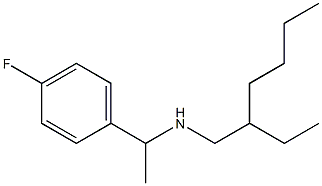 (2-ethylhexyl)[1-(4-fluorophenyl)ethyl]amine Struktur