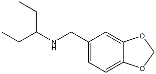 (2H-1,3-benzodioxol-5-ylmethyl)(pentan-3-yl)amine Struktur