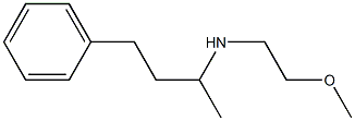 (2-methoxyethyl)(4-phenylbutan-2-yl)amine Struktur