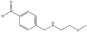 (2-methoxyethyl)[(4-nitrophenyl)methyl]amine Struktur