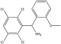 (2-methoxyphenyl)(2,3,5,6-tetrachlorophenyl)methanamine Struktur