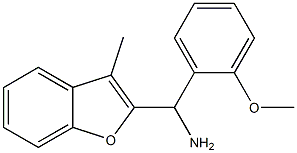 (2-methoxyphenyl)(3-methyl-1-benzofuran-2-yl)methanamine Struktur