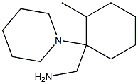 (2-methyl-1-piperidin-1-ylcyclohexyl)methylamine Struktur