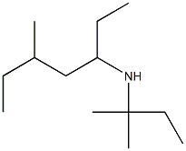 (2-methylbutan-2-yl)(5-methylheptan-3-yl)amine Struktur