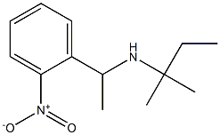 (2-methylbutan-2-yl)[1-(2-nitrophenyl)ethyl]amine Struktur