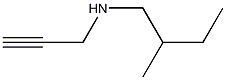 (2-methylbutyl)(prop-2-yn-1-yl)amine Struktur