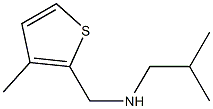 (2-methylpropyl)[(3-methylthiophen-2-yl)methyl]amine Struktur