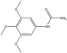 (3,4,5-trimethoxyphenyl)urea Struktur