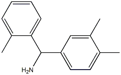 (3,4-dimethylphenyl)(2-methylphenyl)methanamine Struktur