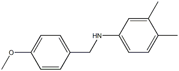 (3,4-dimethylphenyl)(4-methoxyphenyl)methylamine Struktur