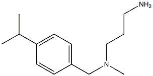 (3-aminopropyl)(methyl){[4-(propan-2-yl)phenyl]methyl}amine Struktur