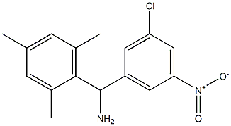 (3-chloro-5-nitrophenyl)(2,4,6-trimethylphenyl)methanamine Struktur