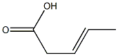 (3E)-pent-3-enoic acid Struktur