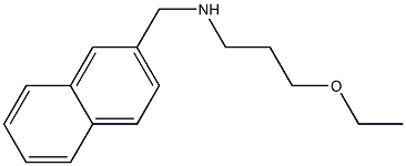 (3-ethoxypropyl)(naphthalen-2-ylmethyl)amine Struktur