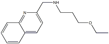 (3-ethoxypropyl)(quinolin-2-ylmethyl)amine Struktur