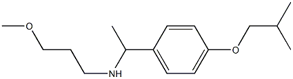 (3-methoxypropyl)({1-[4-(2-methylpropoxy)phenyl]ethyl})amine Struktur