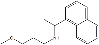 (3-methoxypropyl)[1-(naphthalen-1-yl)ethyl]amine Struktur