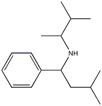 (3-methyl-1-phenylbutyl)(3-methylbutan-2-yl)amine Struktur