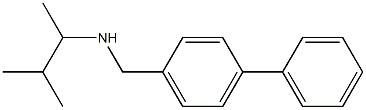 (3-methylbutan-2-yl)[(4-phenylphenyl)methyl]amine Struktur