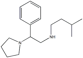 (3-methylbutyl)[2-phenyl-2-(pyrrolidin-1-yl)ethyl]amine Struktur