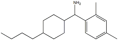 (4-butylcyclohexyl)(2,4-dimethylphenyl)methanamine Struktur