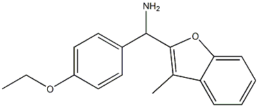 (4-ethoxyphenyl)(3-methyl-1-benzofuran-2-yl)methanamine Struktur