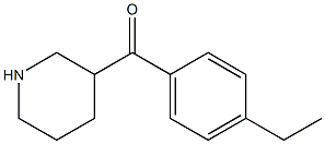 (4-ethylphenyl)(piperidin-3-yl)methanone Struktur