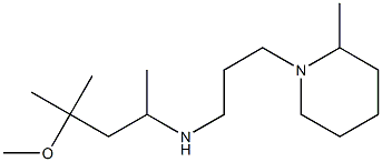 (4-methoxy-4-methylpentan-2-yl)[3-(2-methylpiperidin-1-yl)propyl]amine Struktur