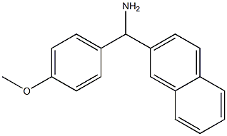 (4-methoxyphenyl)(naphthalen-2-yl)methanamine Struktur