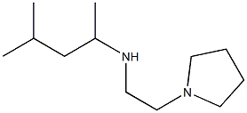 (4-methylpentan-2-yl)[2-(pyrrolidin-1-yl)ethyl]amine Struktur