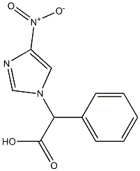 (4-nitro-1H-imidazol-1-yl)(phenyl)acetic acid Struktur