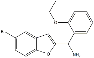 (5-bromo-1-benzofuran-2-yl)(2-ethoxyphenyl)methanamine Struktur