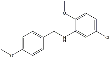 (5-chloro-2-methoxyphenyl)(4-methoxyphenyl)methylamine Struktur