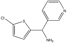 (5-chlorothiophen-2-yl)(pyridin-3-yl)methanamine Struktur