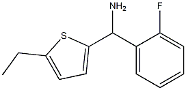 (5-ethylthiophen-2-yl)(2-fluorophenyl)methanamine Struktur