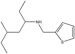 (5-methylheptan-3-yl)(thiophen-2-ylmethyl)amine Struktur