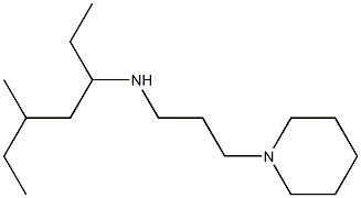 (5-methylheptan-3-yl)[3-(piperidin-1-yl)propyl]amine Struktur