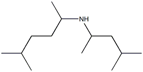 (5-methylhexan-2-yl)(4-methylpentan-2-yl)amine Struktur