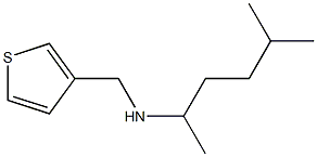 (5-methylhexan-2-yl)(thiophen-3-ylmethyl)amine Struktur