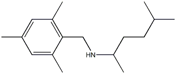 (5-methylhexan-2-yl)[(2,4,6-trimethylphenyl)methyl]amine Struktur