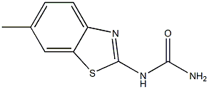 (6-methyl-1,3-benzothiazol-2-yl)urea Struktur