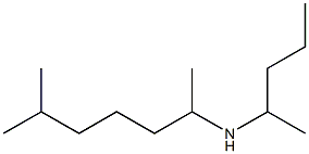 (6-methylheptan-2-yl)(pentan-2-yl)amine Struktur