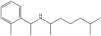 (6-methylheptan-2-yl)[1-(2-methylphenyl)ethyl]amine Struktur