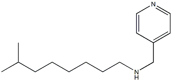 (7-methyloctyl)(pyridin-4-ylmethyl)amine Struktur