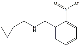 (cyclopropylmethyl)[(2-nitrophenyl)methyl]amine Struktur